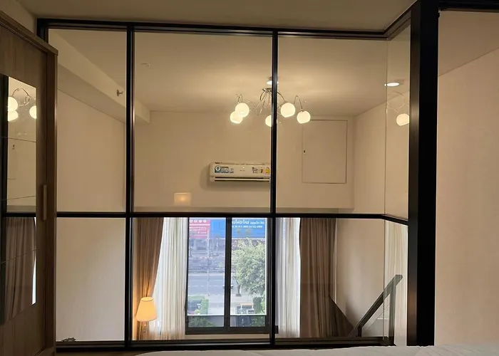 Appartamento 5 Min Walk To Bts Onnut Duplex Loft At Sukhumvit