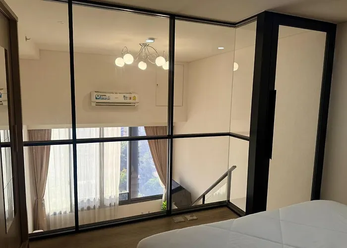 5 Min Walk To Bts Onnut Duplex Loft At Sukhumvit * Bangkok
